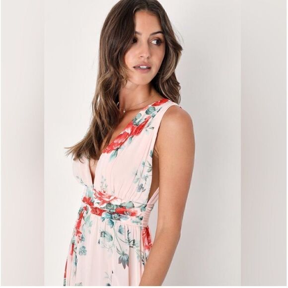 Lulus Garden Meandering Blush Floral Print
Maxi Dress - Picture 7 of 15